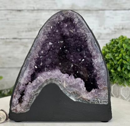 Extra Plus Quality Brazilian Amethyst Cathedral, 5.2kg - 21cm Tall, Model #5601-1057 by Brazil Gems