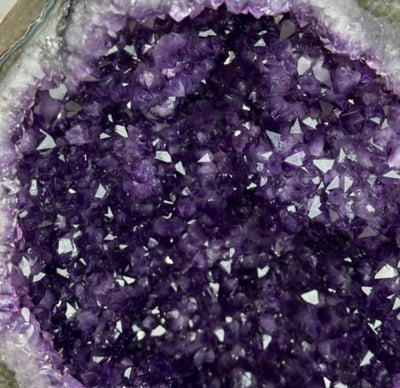 XXL Natural Amethyst Geode, Collection Grade Specimen - AWS1095, 42x23cm