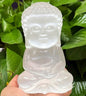Blessing Buddha Selenite , 15cm