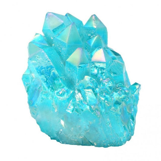 Aura Kvarts , Turkis Cluster ca. 5 x 7, Medium 100 - 150 gram