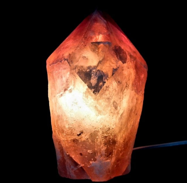 Stor Ametyst RÅkrystall Point Lampe , 13 - 20cm