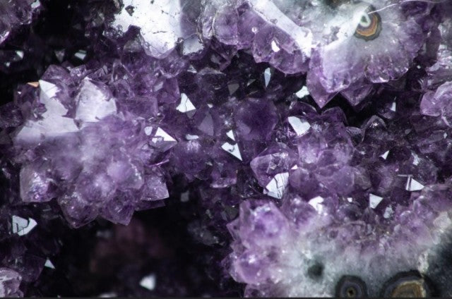 World Class Amethyst Geode with Stalactite Flower Formation | Stand Included | AWS0358, 36x29cm - 9.8kg