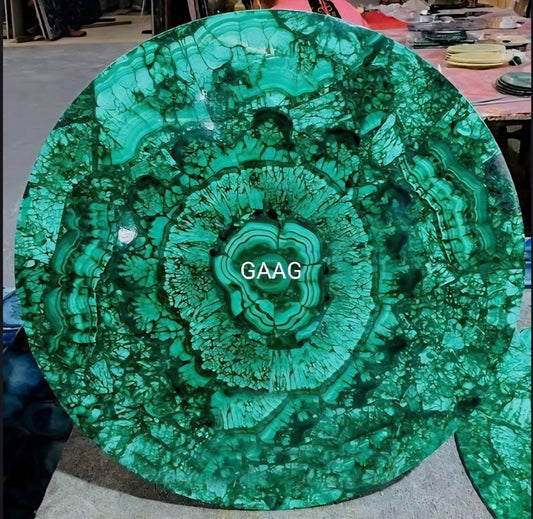 UNIQUE NATURAL STONE HOME DECOR, QUARTZ - Diningtable / Spisebord Tabletop, Round 75x75cm