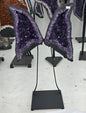 Eksklusiv Brazilian Ametyst Butterfly Angel Wings 62x56cm - 61kg. AAA+ Kvalitet