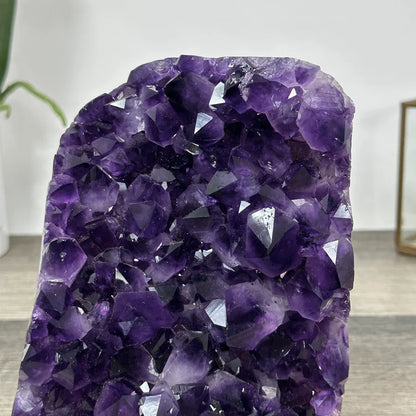Natural Uruguayan Amethyst Cathedral with Large & Shinny Crystals - CBP1271, 15.5x12cm