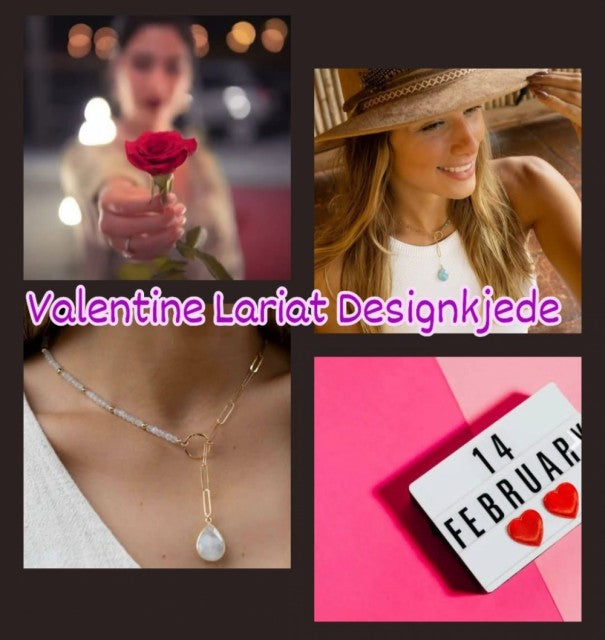 Valentine Gift 10 /  Duo Lariat - Necklaces ( 7 Stentyper ) + Free Bracelet