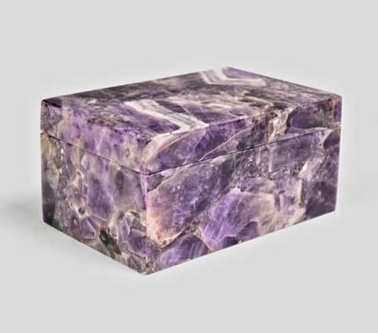 Ametyst Jewelry Box , 15x10x7.5cm