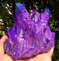 Lilla Aura Kvarts Cluster, 96x123x57mm, 701 Gram