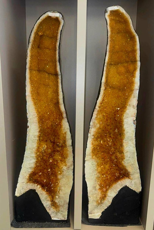 SOMMER KAMPANJE CITRINE ( Heated ) GEODEPAR - 40% OFF + Fri Frakt - 106/102cmcm - 88Kg ( 44kg pr. Geode )