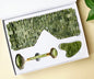 2 - 1 Grønn JADE Roller & Gua Sha Facial Spa Set