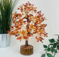 NYHET ! STORE FENG SHUI KRYSTALL LYKKETRE ...  Karneol 25 - 30CM, 500 Chips Krystaller