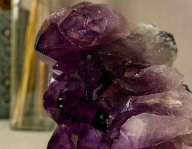 Super Extra AAA Quality Brazilian Ametyst og Citrin Raw Point Cluster set.. ca. 5.8 KG