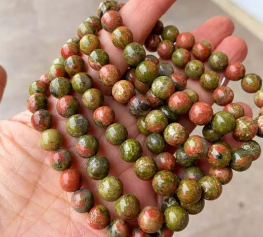 Enkelt og fleksibelt steinarmbÅnd, Unakitt