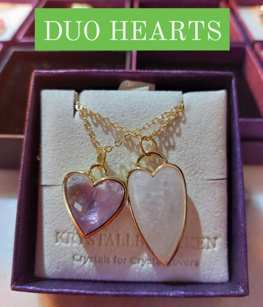 DUO SUPERDEALS  2 - 1 KAMPANJE  / 2 stk. Krystallkjeder Gold Electrolplated - 11 Design