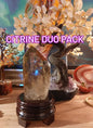 EXCLUSIVE Citrine ( Heated ) + Clear Quartz  6KG DUO PACK ( Tree + Tower )