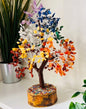 NYHET ! STORE FENG SHUI KRYSTALL LYKKETRE ...  7 Chakra 25 - 30CM, 500 Chips Krystaller