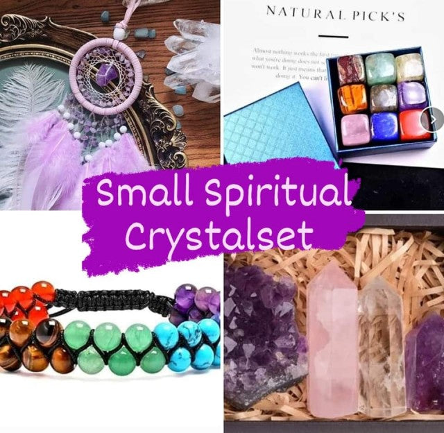 Nytt 2023 5 deler Spiritual Crystal Set, Small