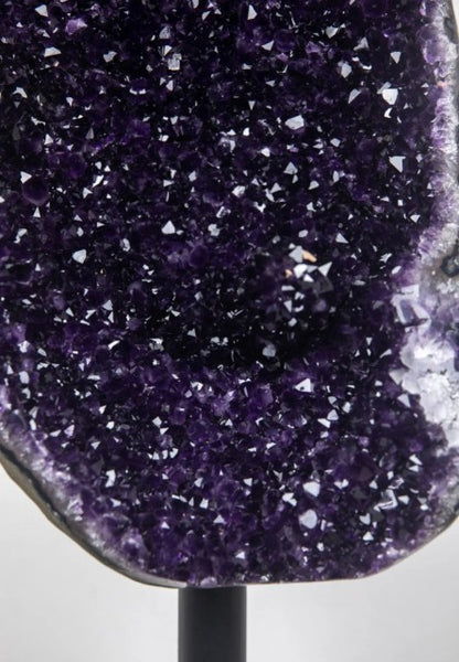 AAA Top grade Huge Natural Amethyst Geode with Stalactite Formation - AWS0956, 92x28x23cm