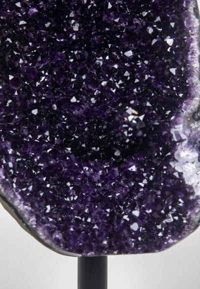 AAA Top grade Huge Natural Amethyst Geode with Stalactite Formation - AWS0956, 92x28x23cm