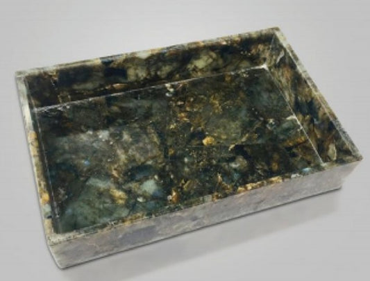 Vakker Labradorite Decor Brett 20x30cm