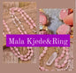 2 - 1 SUPERDEAL ROSE QUARTZ MALALJEDE & ROSE QUARTZ SILVERPLATED DRUZY QUARTZ RING