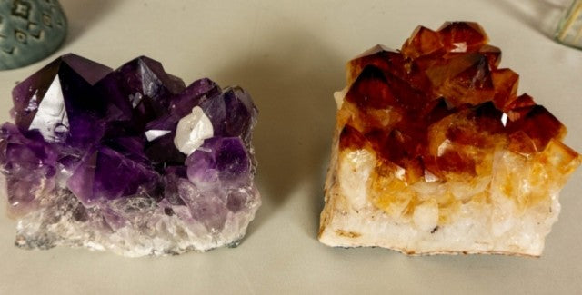 Super Exclusiv Extra AAA Quality Brazilian Ametyst og Citrin Raw Point Cluster set.. ca. 7.9KG