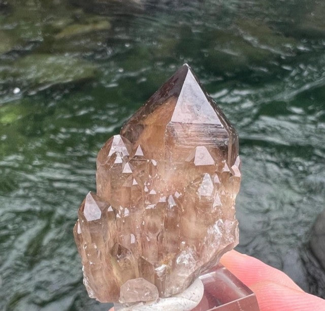 Golden Genuine Kundalini Citrine Crystal • 55 Grams • UNHEATED & UNTREATED Natural Citrine Cathedral