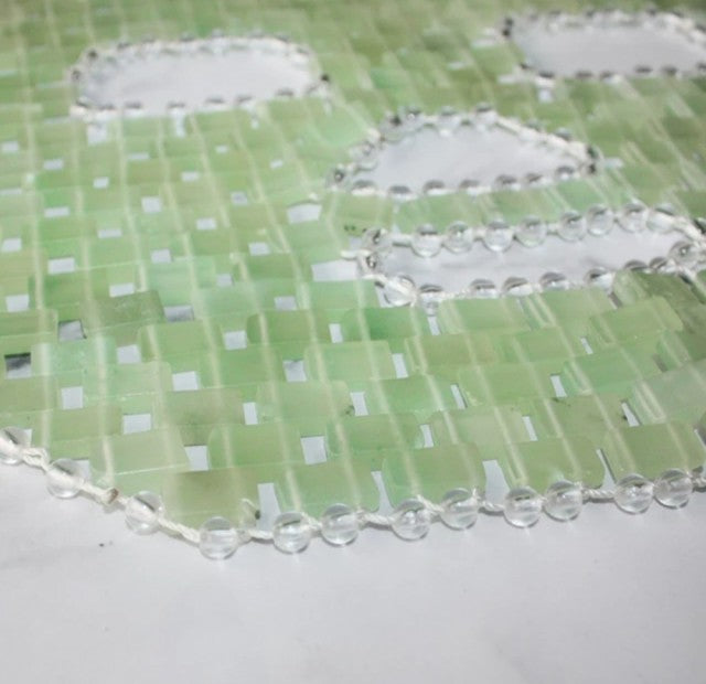 Premium A - Grade Heldekkende håndlaget Asiatisk Grønn Jade Face Mask / Ansiktmaske