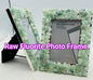 RÅ Grønn Fluorite Bilderamme 25x20cm, Silverplated for standard 15x10 Foto