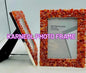 Carneol Bilderamme 25x20cm, Silverplated for standard 15x10 Foto