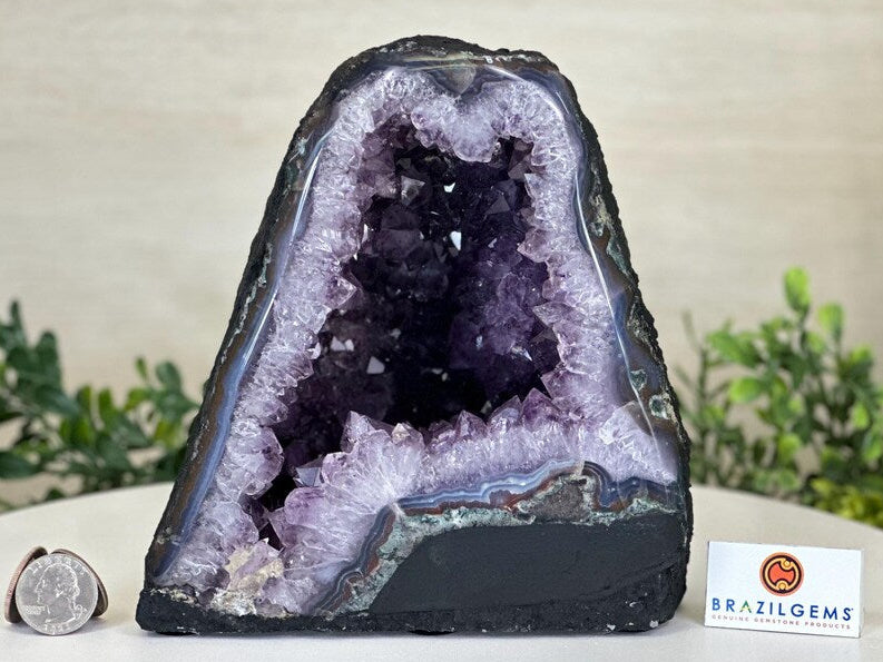 Super Quality Brazilian Amethyst Cathedral, ca. 4,3kg and 17.5cm" Tall #5601-1501 by Brazil Gems