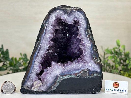 Super Quality Brazilian Amethyst Cathedral, ca. 4,3kg and 17.5cm" Tall #5601-1501 by Brazil Gems