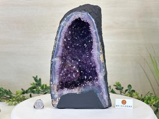 Super Quality Brazilian Amethyst Cathedral, ca. 6.8kg - 27cm Tall #5601-1510 by Brazil Gems