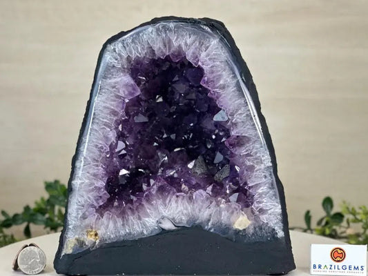 Super Quality Amethyst Cathedral, ca. 7.5kg and 21.5cm Tall #5601-1525 by Brazil Gems