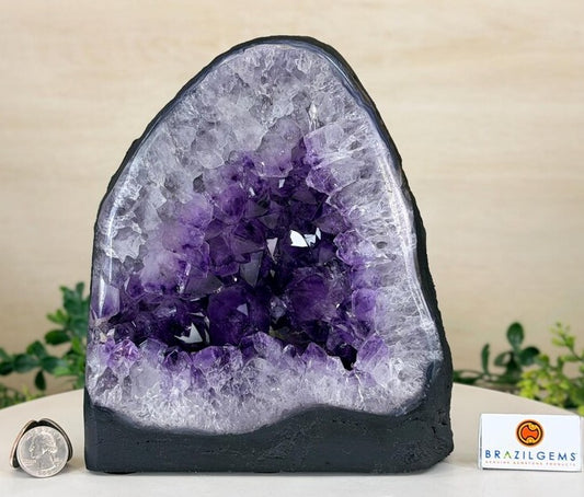 Extra Plus Quality Amethyst Cathedral, ca. 3.7kg - 20cm Tall #5601-1540 by Brazil Gems