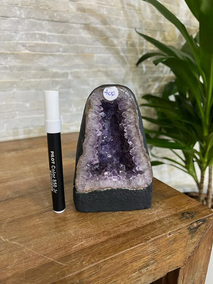 KAMPANJE / Mini Amethyst Cathedrals*** Natural Crystal Geodes, ca. 1 - 1.3kg / 12 - 14cm