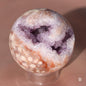Medium Pink Amethyst Sphere PASTEL - Flower Agate, 313gram - 65mm