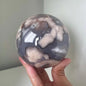 Vakker Flower Blossom Agate Sphere , ca. 55mm