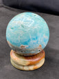 9cm Blue Aragonite Sphere – Natural Crystal Healing Stone