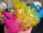 Trendy Aura Quartz Rainbow Clustre , Mixed Color, behandlet naturlig Quartz, Xlarge 900 - 1000 Gram