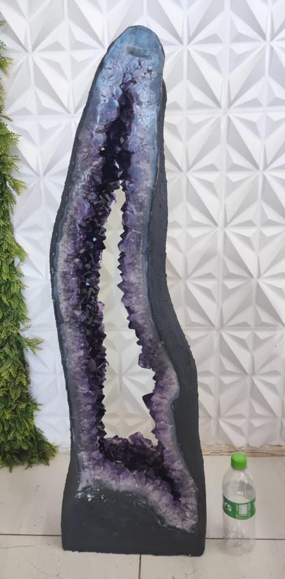 KAMPANJE AMETYST GEODE - 40% OFF + Fri Frakt - Amethyst Cathedral*** Natural Big Crystal Geode Mined in Brazil, 39.88kg - 96x29x11cm