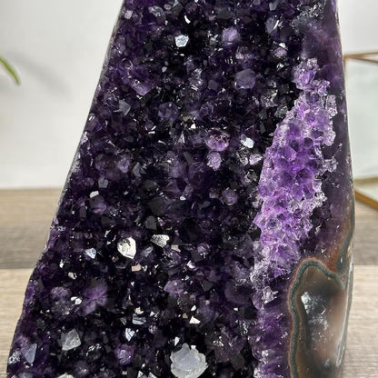 Amethyst Cathedral for Home Decor, Self Standing Amethyst, 8,3 in Tall Amethyst Stone | CBP1234, 21x12x15cm