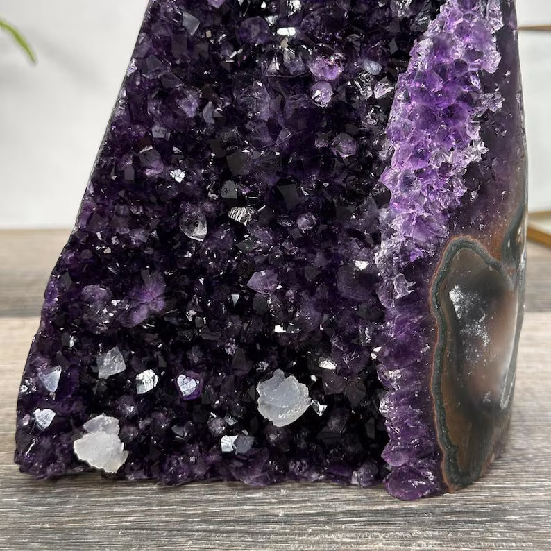 Amethyst Cathedral for Home Decor, Self Standing Amethyst, 8,3 in Tall Amethyst Stone | CBP1234, 21x12x15cm