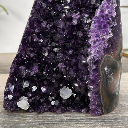 Amethyst Cathedral for Home Decor, Self Standing Amethyst, 8,3 in Tall Amethyst Stone | CBP1234, 21x12x15cm