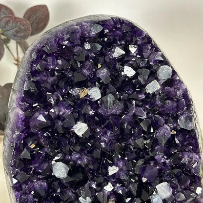 Huge Natural Amethyst Geode with Deep Purple Large Crystals - MWS3080, 5.5kg - 35x17x13cm