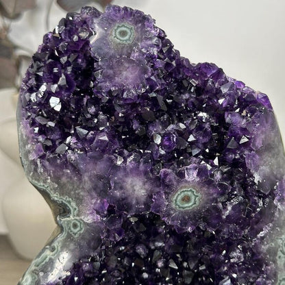 Natural Top Grade Amethyst Crystal Display Specimen - MWS3202, 33x17.5cm - 4.35kg
