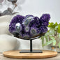 Unique Natural Amethyst Specimen with A+ Grade Crystals & Stalactite Formations - MWS3103, 4.7KG - 22x21x11cm