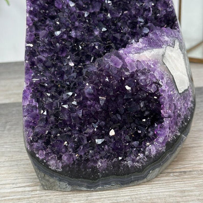 Natural Uruguayan Amethyst Cathedral, Self Standing Amethyst, 8,1 in Tall Amethyst Stone | CBP1273, 20x17x14cm