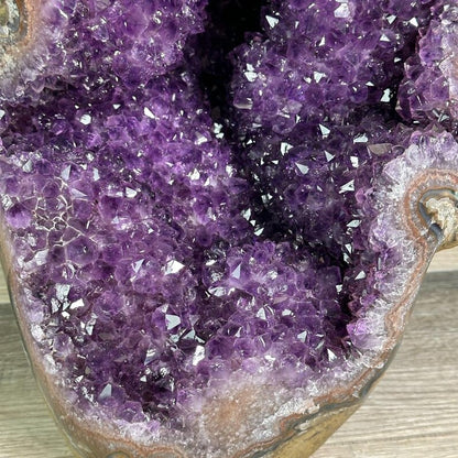 Top Quality Natural Amethyst Geode with Stalactite Formations, Self Standing Amethyst, Tall Amethyst Stone | CBP1256, 34x20x20cm