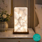 Exclusive handmade White Quartz Coaster Crystal Ledlamp / Luxury Home Décor , 20x10cm